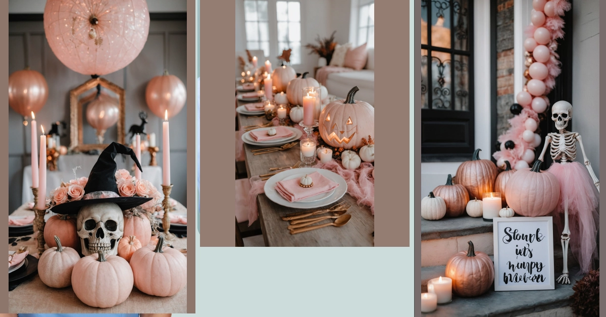 Color Outside the Lines: Pink Halloween Decor Ideas That Scream Fun